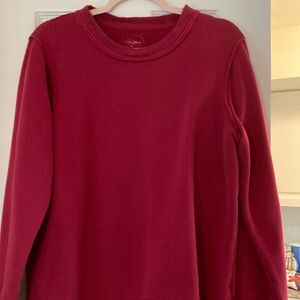 Sonoma sweatshirt with inside out seams, very cute!